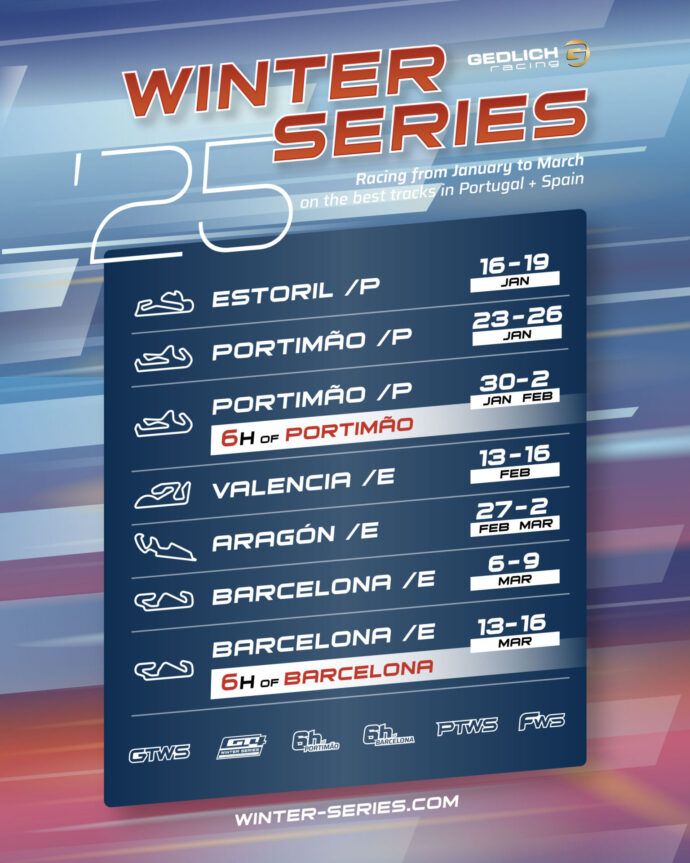 Winter Series - Calendar 2025